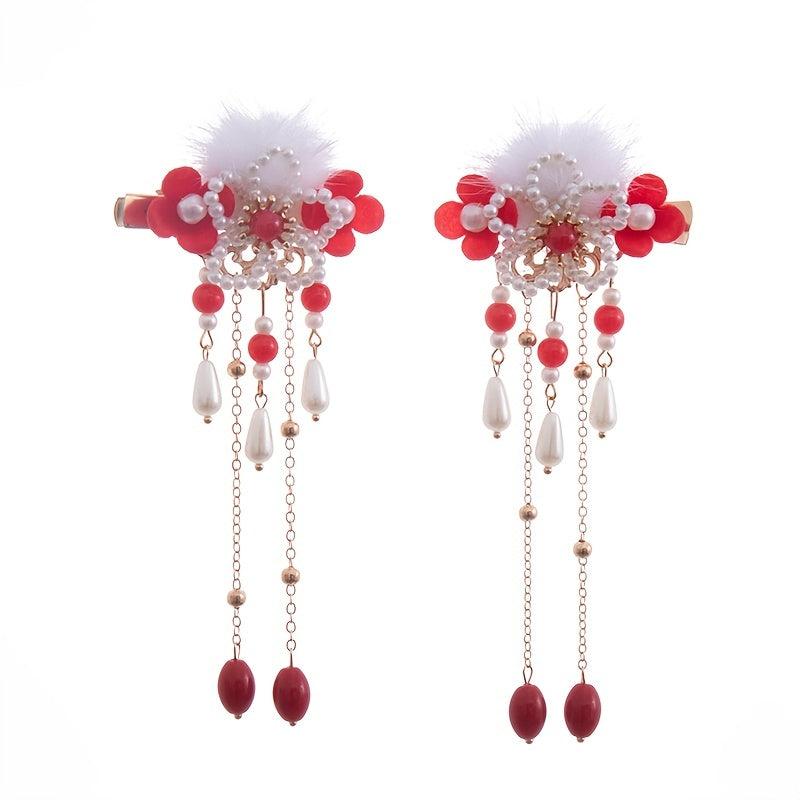Vintage Metal Hair Comb Cheongsam Hair Accessories For Women