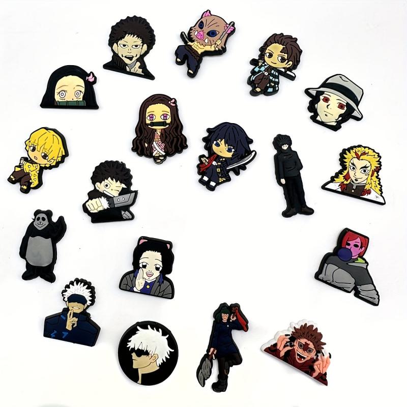 18pcs Cartoon Shoes Charms Sandal Bracelet Wristband Decoration