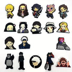 18pcs Cartoon Shoes Charms Sandal Bracelet Wristband Decoration