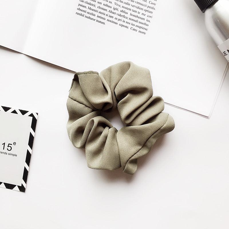 Large Chiffon Scrunchies Hair Tie Ponytail Holder