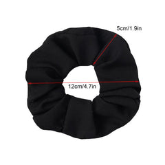 Large Chiffon Scrunchies Hair Tie Ponytail Holder