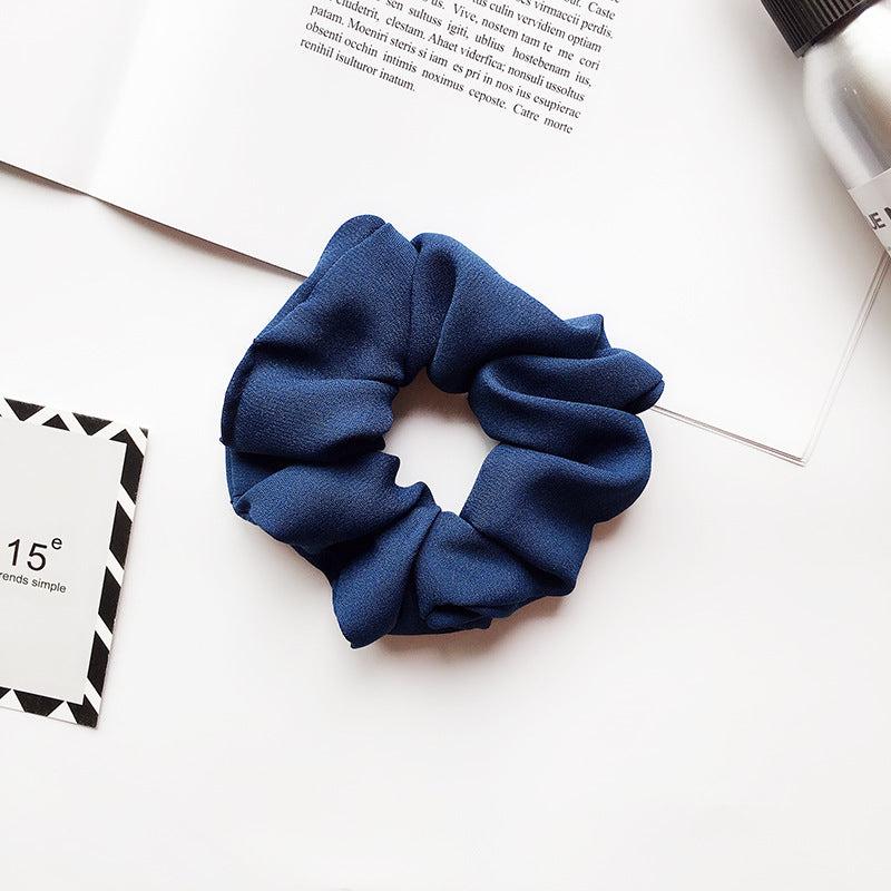 Large Chiffon Scrunchies Hair Tie Ponytail Holder