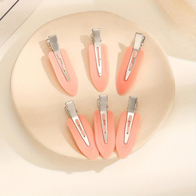 6pcs No Crease Hair Clip for Makeup Skincare Hair Styling