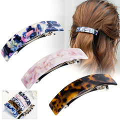 Leopard Pattern Hair Clip For Side Hair Bang Women Girls Style Hair Clip