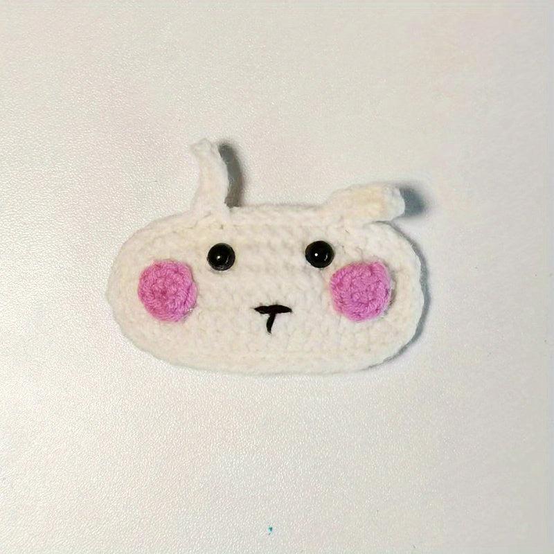 Crochet Animal Hair Clip Cartoon Snap Clip Barrette Summer Hair Slides