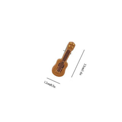 Guitar Shaped Hair Clip for Side Hair Bangs