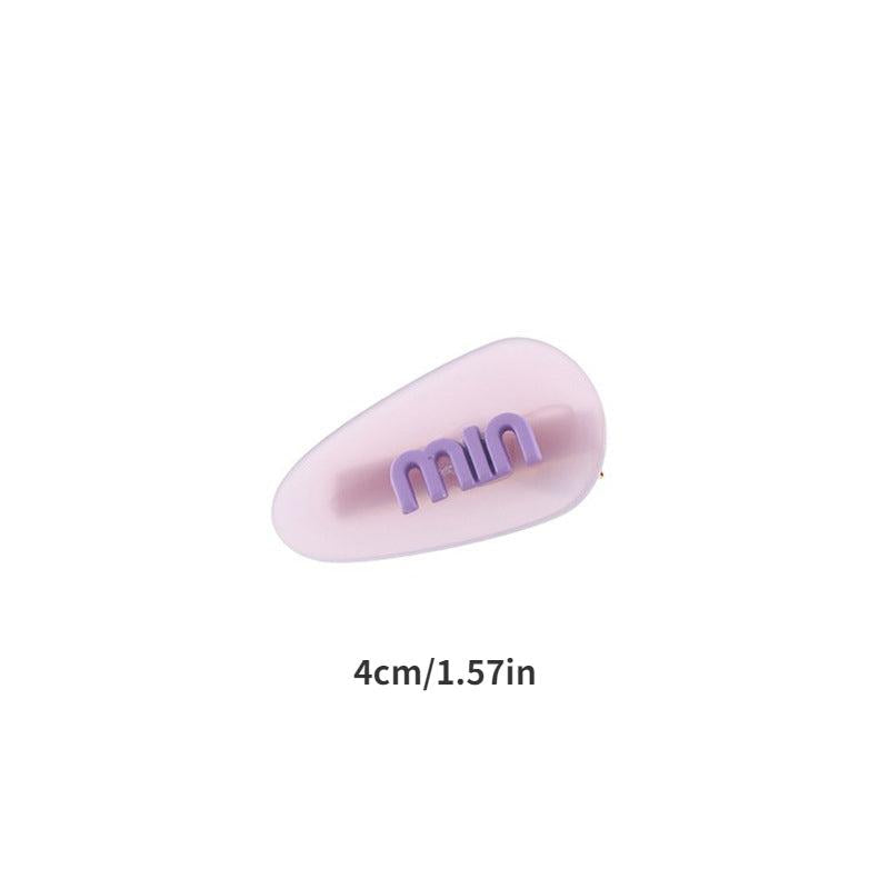 Summer Acetate Hair Clip Non Crease Barrette Dopamine Charm Hair Slides Clip