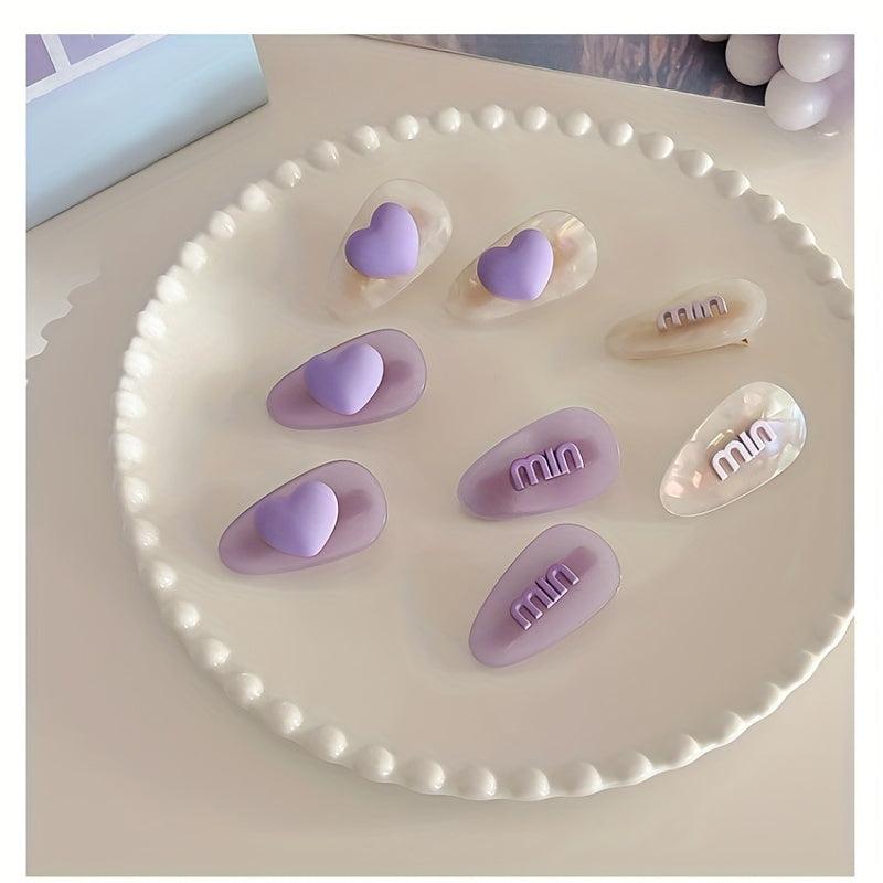 Summer Acetate Hair Clip Non Crease Barrette Dopamine Charm Hair Slides Clip