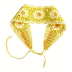 Sunflower Knitting Hair Band Wool Wide Brim Headband Hair Accessories