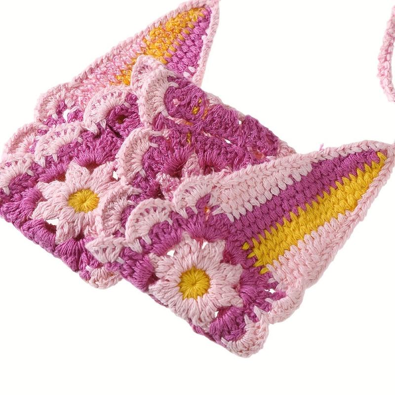 Sunflower Knitting Hair Band Wool Wide Brim Headband Hair Accessories