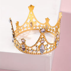 Bridal Crystal Queen Tiara Headband Wedding Hair Accessories