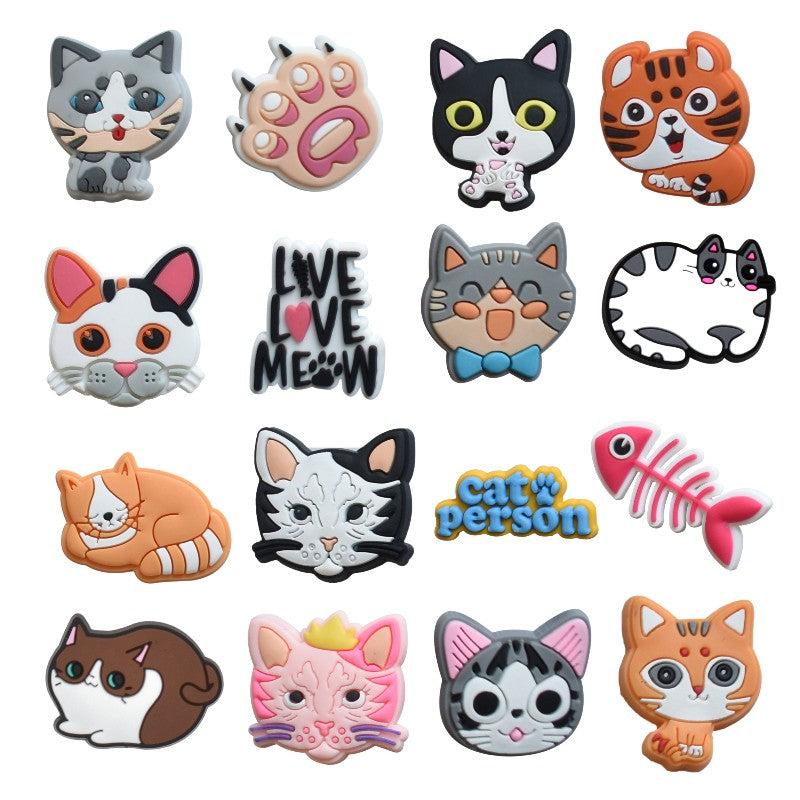 Cat Shoe Charms Decorations 16 PCS Kids Adults Party Favors Birthday
