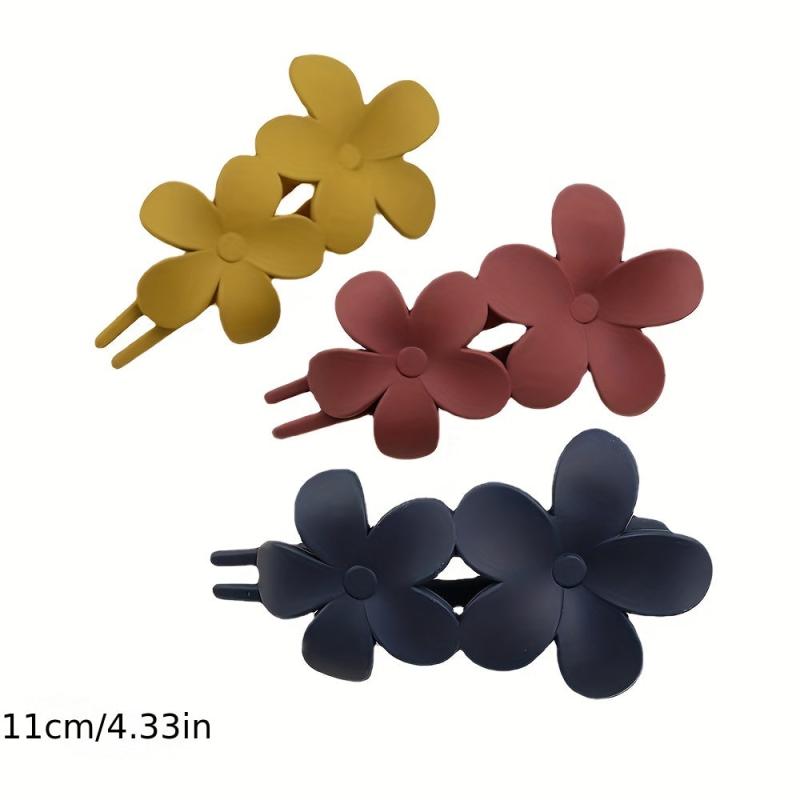 Frosted Butterfly Hair Clip Solid Hair Accessories