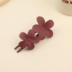 Frosted Butterfly Hair Clip Duck Billed Solid Hair Clip
