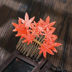 Maple Leaf Hair Comb Ancient Style Hair Accessory