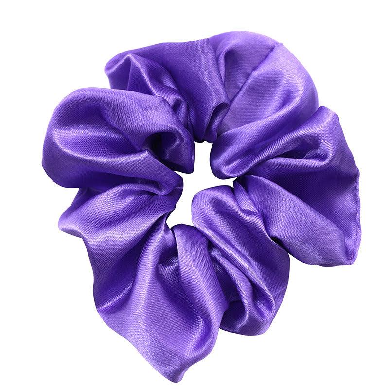Satin Hair Scrunchies For Women Girls Sleep Soft Silk Scrunchie