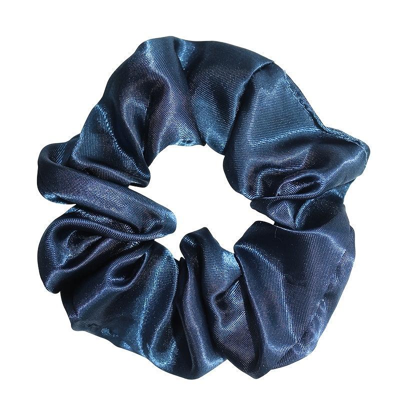 Satin Hair Scrunchies For Women Girls Sleep Soft Silk Scrunchie