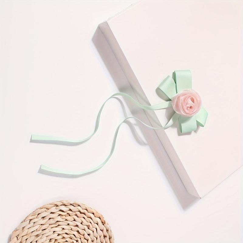 Rose Flower Hair Clip Ribbon Barrette Hair Slides Hair Decoration