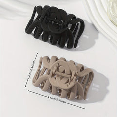 2pcs Octopus Hair Claw Jelly Hair Claw Frosted Nonslip Hair Clip for Women Girls