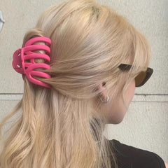 2pcs Octopus Hair Claw Jelly Hair Claw Frosted Nonslip Hair Clip for Women Girls