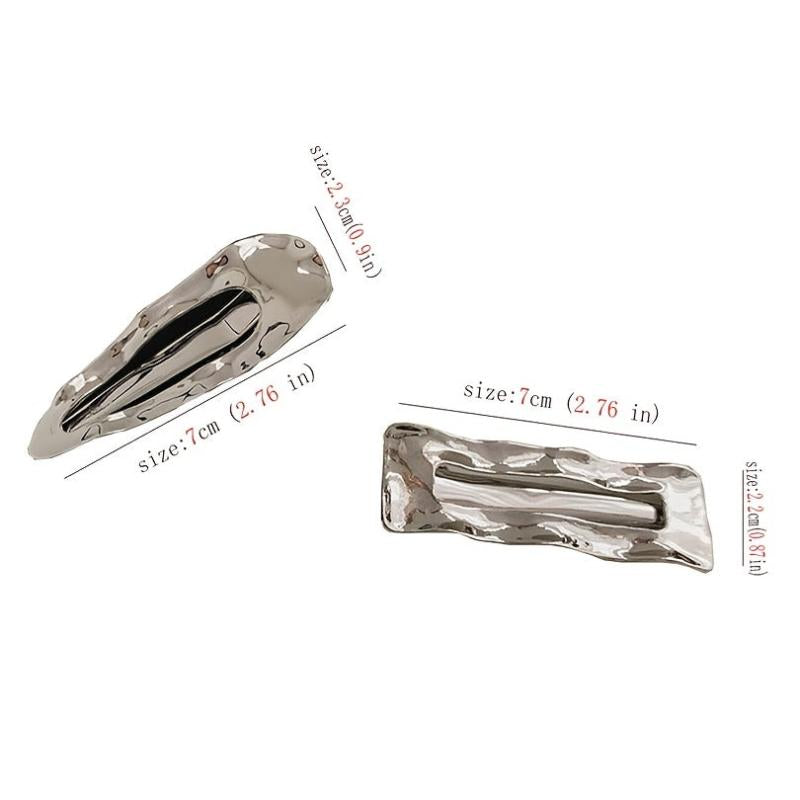 Golden Non Slip Metal Hair Pin Sectioning Clip Hair Barrettes