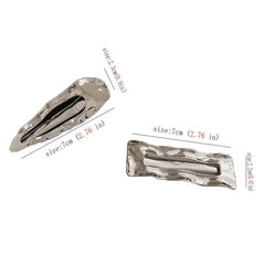 Golden Non Slip Metal Hair Pin Sectioning Clip Hair Barrettes