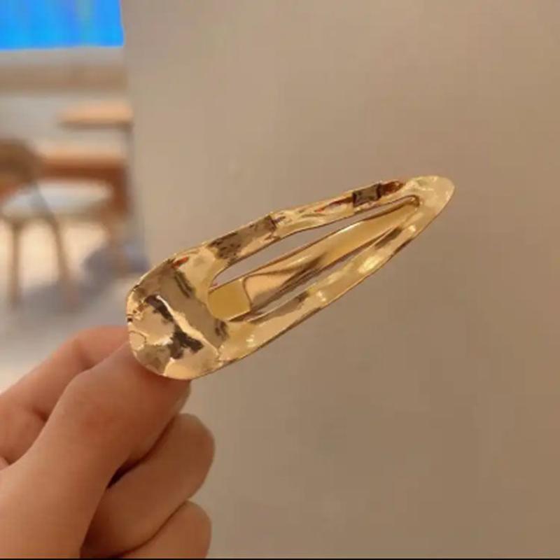 Golden Non Slip Metal Hair Pin Sectioning Clip Hair Barrettes