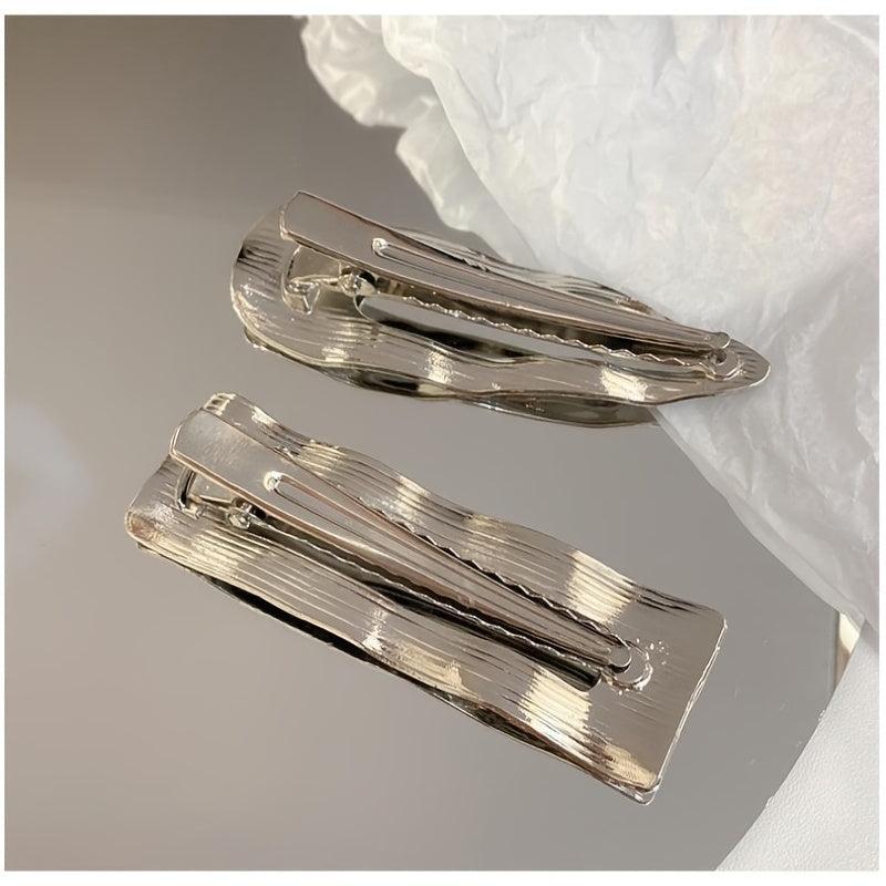 Golden Non Slip Metal Hair Pin Sectioning Clip Hair Barrettes