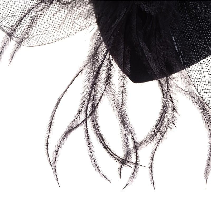 Wedding Fascinator Hat with Duck Billed Clip