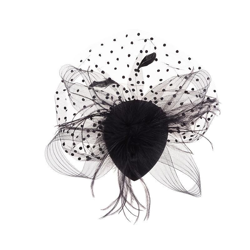 Wedding Fascinator Hat with Duck Billed Clip