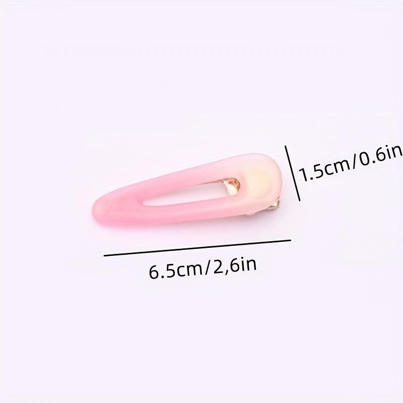 Gradient Duck Billed Heart Hair Clip