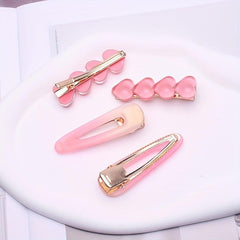 Gradient Duck Billed Heart Hair Clip
