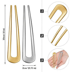 Bohemia Style Hair Bun Maker U Shape Hair Pin