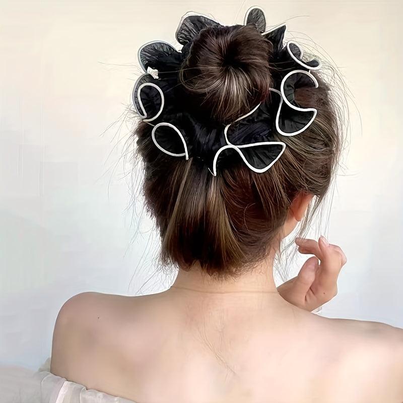 Large Scrunchie Hair Tie Bun Hair Accessory