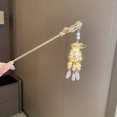 Luminous Rabbit Light Pendant Hairpin Chinese Style Hair Stick