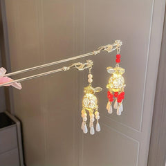 Luminous Rabbit Light Pendant Hairpin Chinese Style Hair Stick