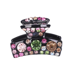 Rhinestone Curved Small Clip Strong Grip Hair Jaw Clip