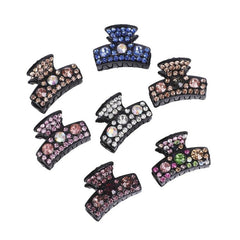 Rhinestone Curved Small Clip Strong Grip Hair Jaw Clip