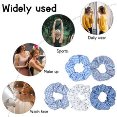 5pcs Hair Scrunchies Elastic Hair Bobbles Hair Ties Ponytail Holder