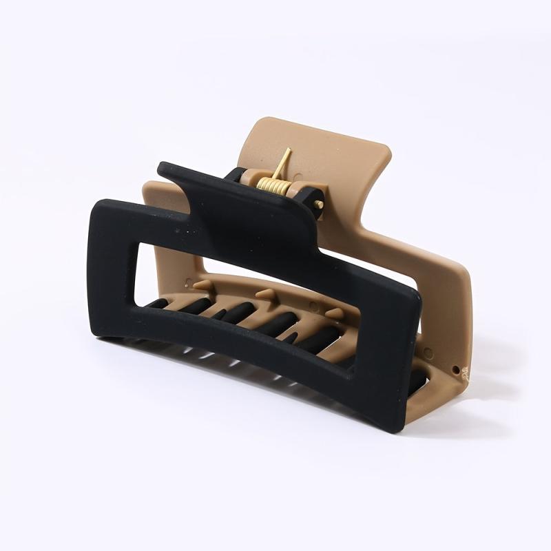 Matte Hair Claw Clips Strong Hold Non-slip Rectangular Jaw Clips