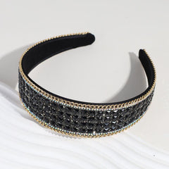 Wide Brimmed Rhinestone Headband Head Hoop Women Hair Accessories