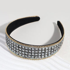 Wide Brimmed Rhinestone Headband Head Hoop Women Hair Accessories