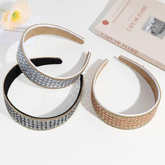 Wide Brimmed Rhinestone Headband Head Hoop Women Hair Accessories