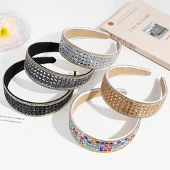 Wide Brimmed Rhinestone Headband Head Hoop Women Hair Accessories