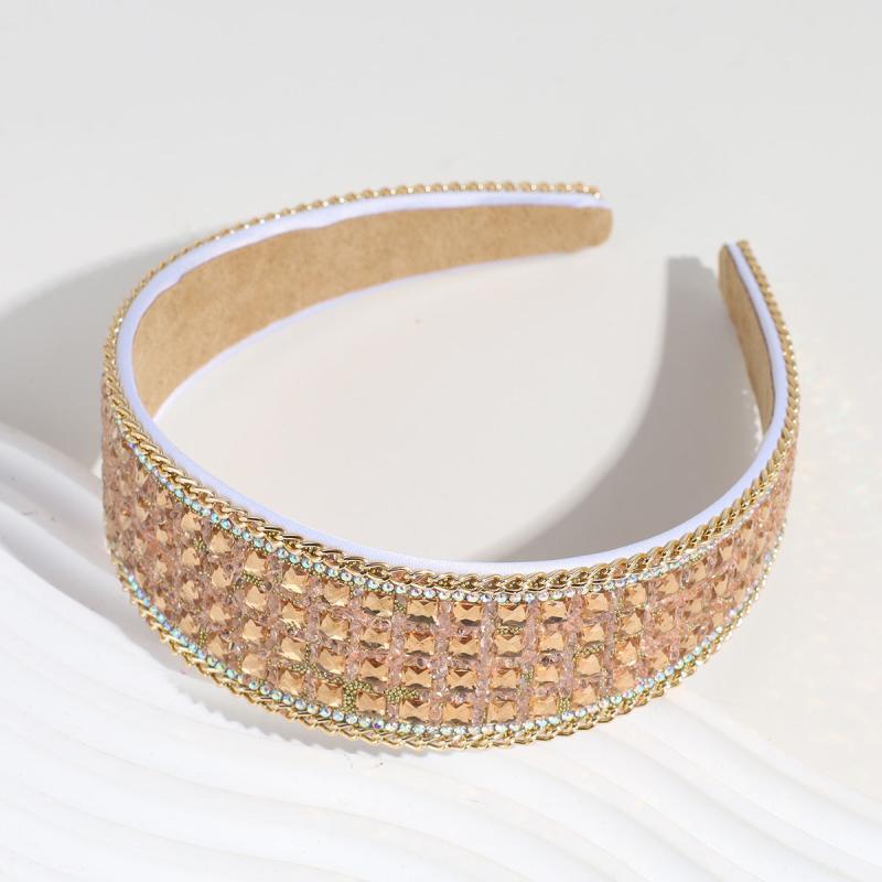 Wide Brimmed Rhinestone Headband Head Hoop Women Hair Accessories