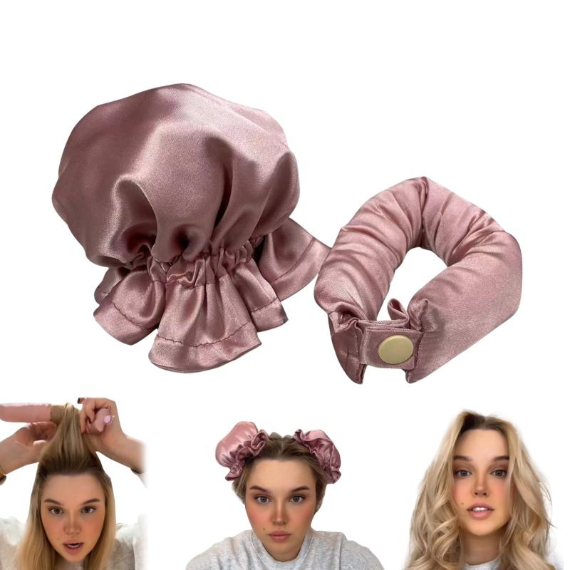 Heatless Curling Rod Headband Set DIY Satin Heatless Hair Curler