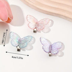 Butterfly Hair Clip Non Slip Side Clip Hair Accessories
