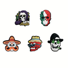 16 PCS Horror Shoe Charms Clog Pins for Teens Boys Girls