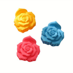 3pcs Rose Shape Hair Claw Hair Accessories For Women