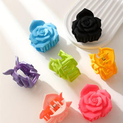 3pcs Rose Shape Hair Claw Hair Accessories For Women